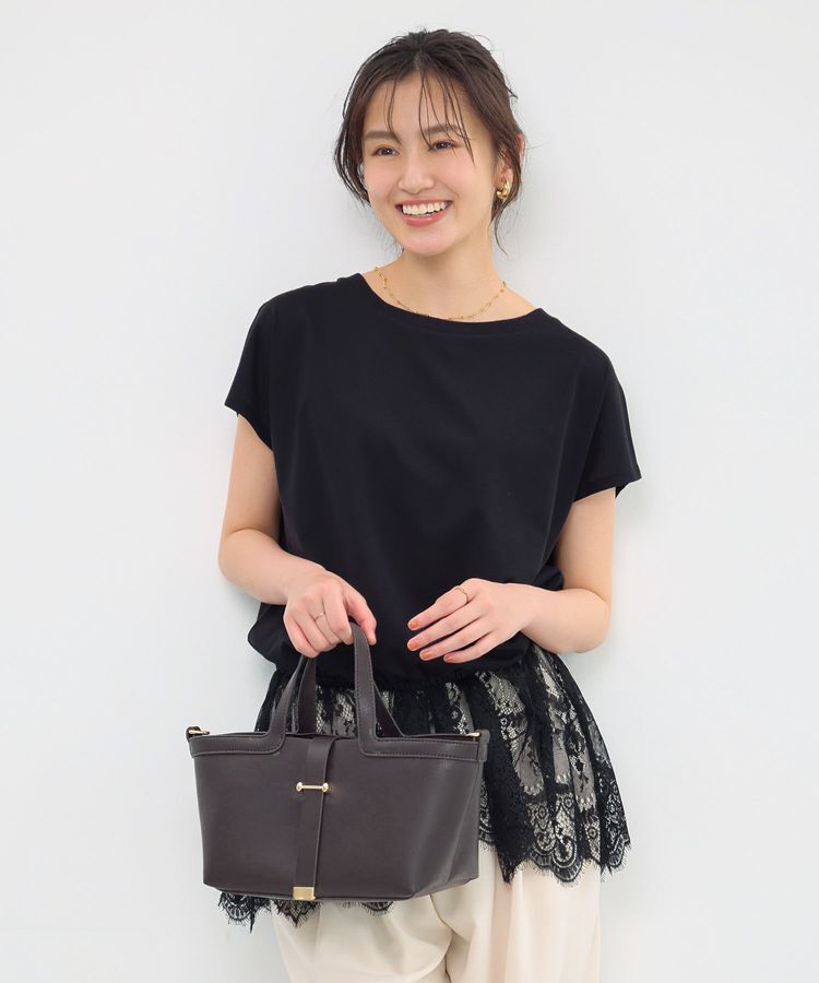 Green Parks「レースドッキングフレンチプルオーバー」|Tシャツ・カットソー|