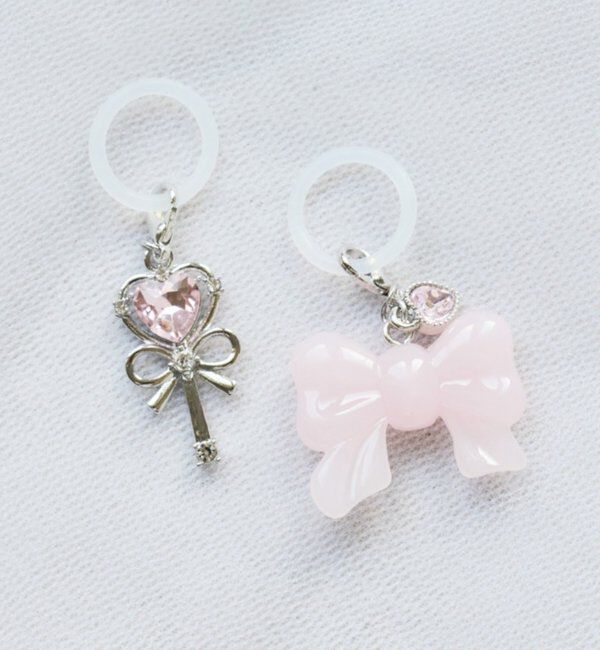  「【3COINSコラボ】2Pめじるしリボンチャーム」|その他|