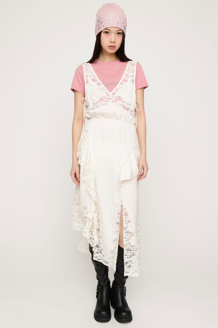 SLY「2WAY LACED SLIP OP スカート」|スカート|