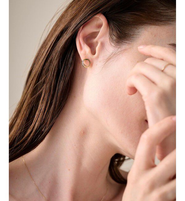 ete「ビジュー サークル ピアス」|ピアス|