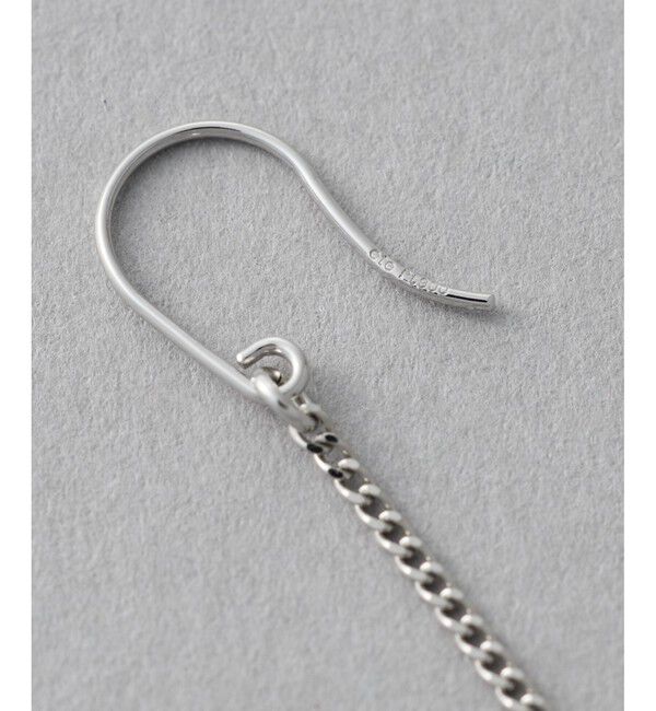 ete「ナチュラルストーン チューブカット ピアス」|ピアス|
