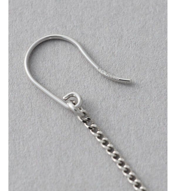 ete「ナチュラルストーン チューブカット ピアス」|ピアス|