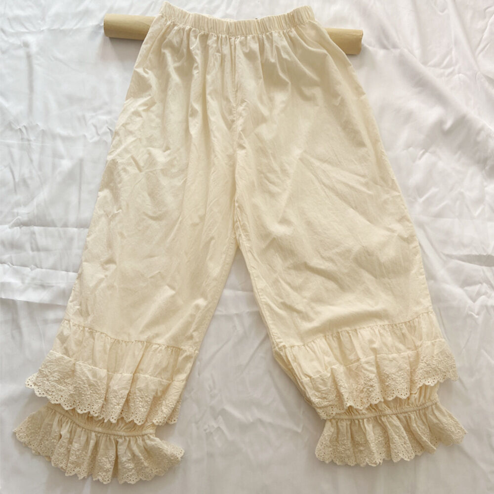 BACKYARD FAMILY「ペチパンツ レース ロング 通販 ペチコート ロングパンツ インナーパンツ レディース コットン」|その他|ベージュ1