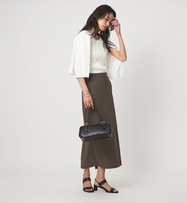 UNITED ARROWS green label relaxing「ランダム ブライトリブ Uネック カットソー」|Tシャツ・カットソー|