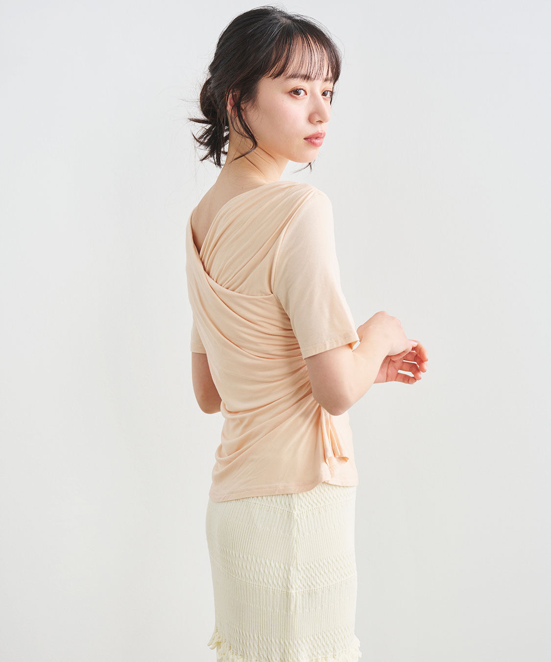 COCO DEAL「タックスリットプルオーバー」|Tシャツ・カットソー|