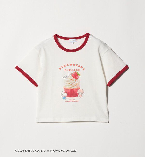 UNITED ARROWS green label relaxing「【別注】＜Sanrio＞グラフィック Tシャツ / キッズ 140cmー150cm」|Tシャツ・カットソー|OFF WHITE