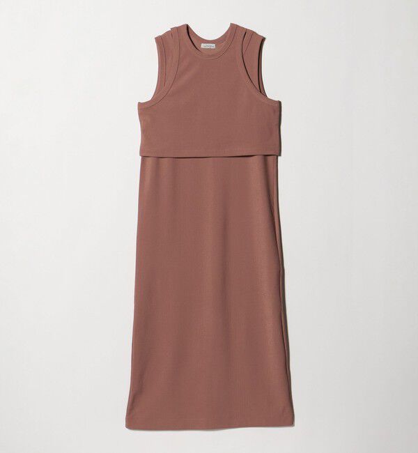UNITED ARROWS green label relaxing「タンクトップ&times;ノースリーブ ワンピース セット」|ワンピース|PINK
