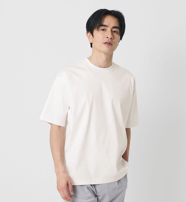BEAUTY&YOUTH UNITED ARROWS「クール デオドラント クルーネック Tシャツ 接触冷感 抗菌防臭」|Tシャツ・カットソー|WHITE