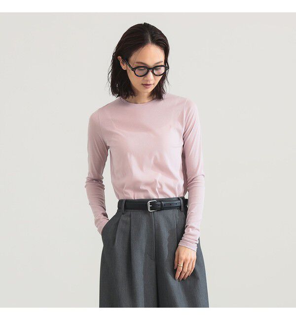 Demi-Luxe BEAMS 「コットン ハイツイストシアー Tシャツ 26SS」|Tシャツ・カットソー|