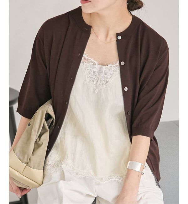 JOURNAL STANDARD「【UVカット/洗える/接触冷感】WASHABLE COOL UV ハーフスリーブカーディガン」|カーディガン|