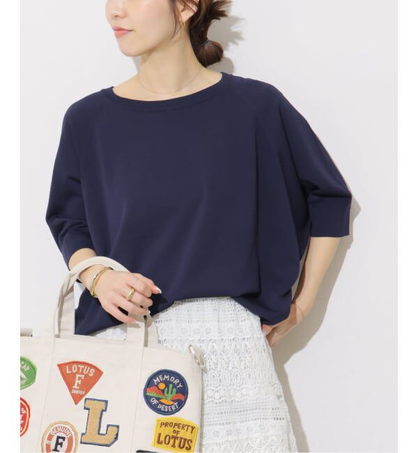 JOURNAL STANDARD relume「《追加2》接触冷感 / ウォッシャブルクールドルマンプルオーバー」|ニット・セーター|
