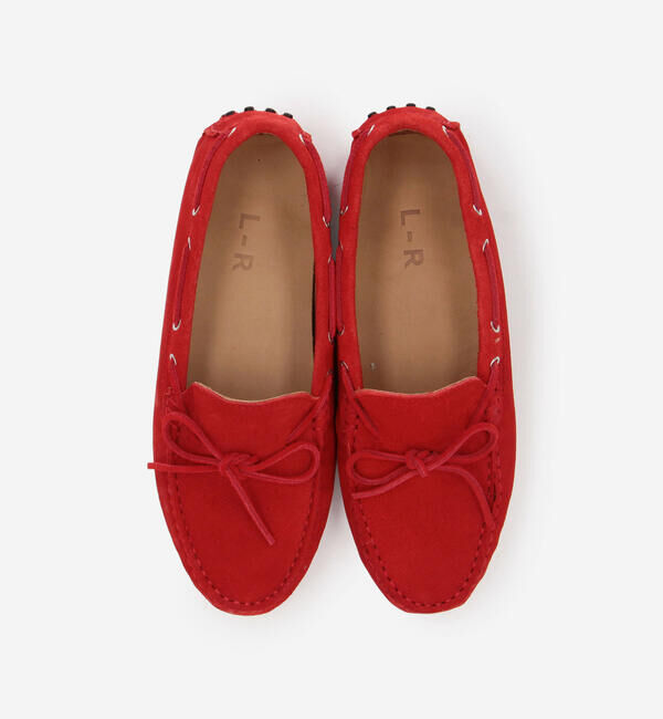  「L-R | ドライビングシューズ WOMEN」|ビジネス・ドレスシューズ|RED系1