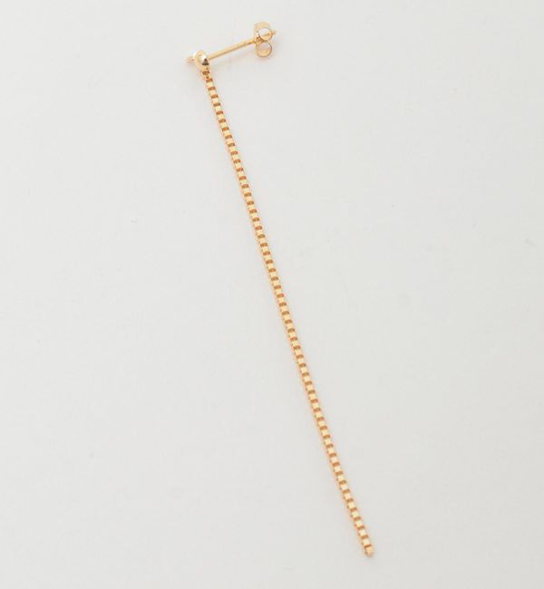 SOFFITTO「【Rudbeckia/ルドベキア】Chain long pierce (片耳)」|ピアス|ゴールド