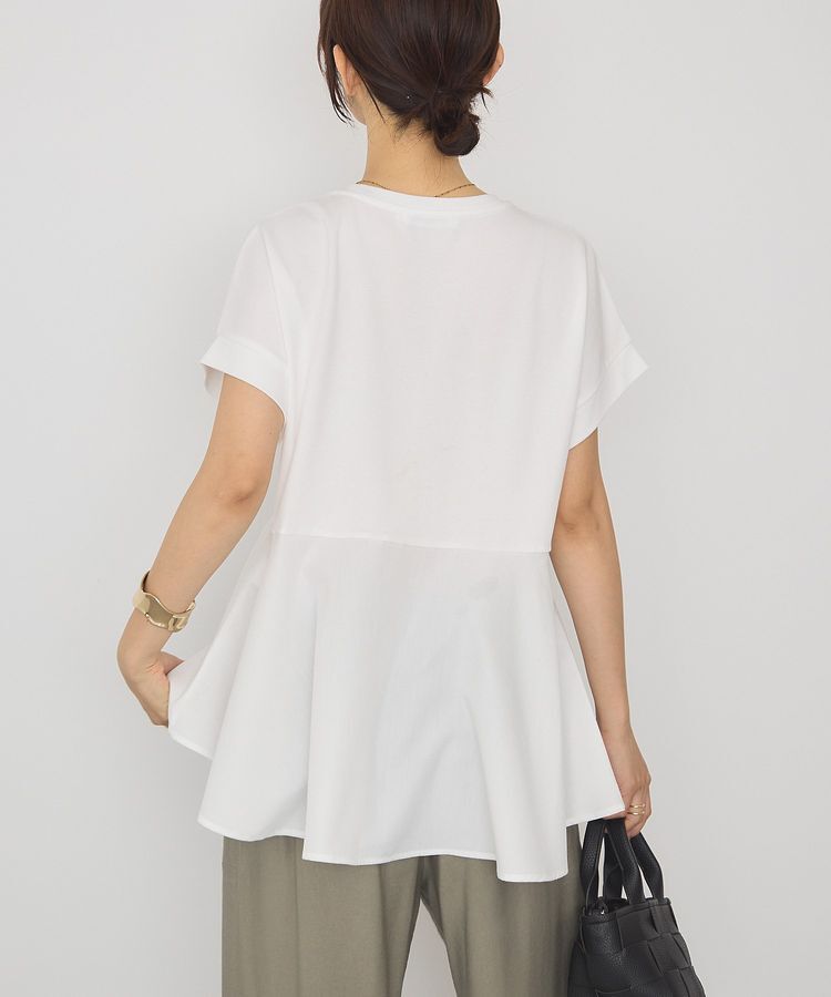 AMERICAN HOLIC「アシンメトリーペプラム ドッキングプルオーバー」|Tシャツ・カットソー|