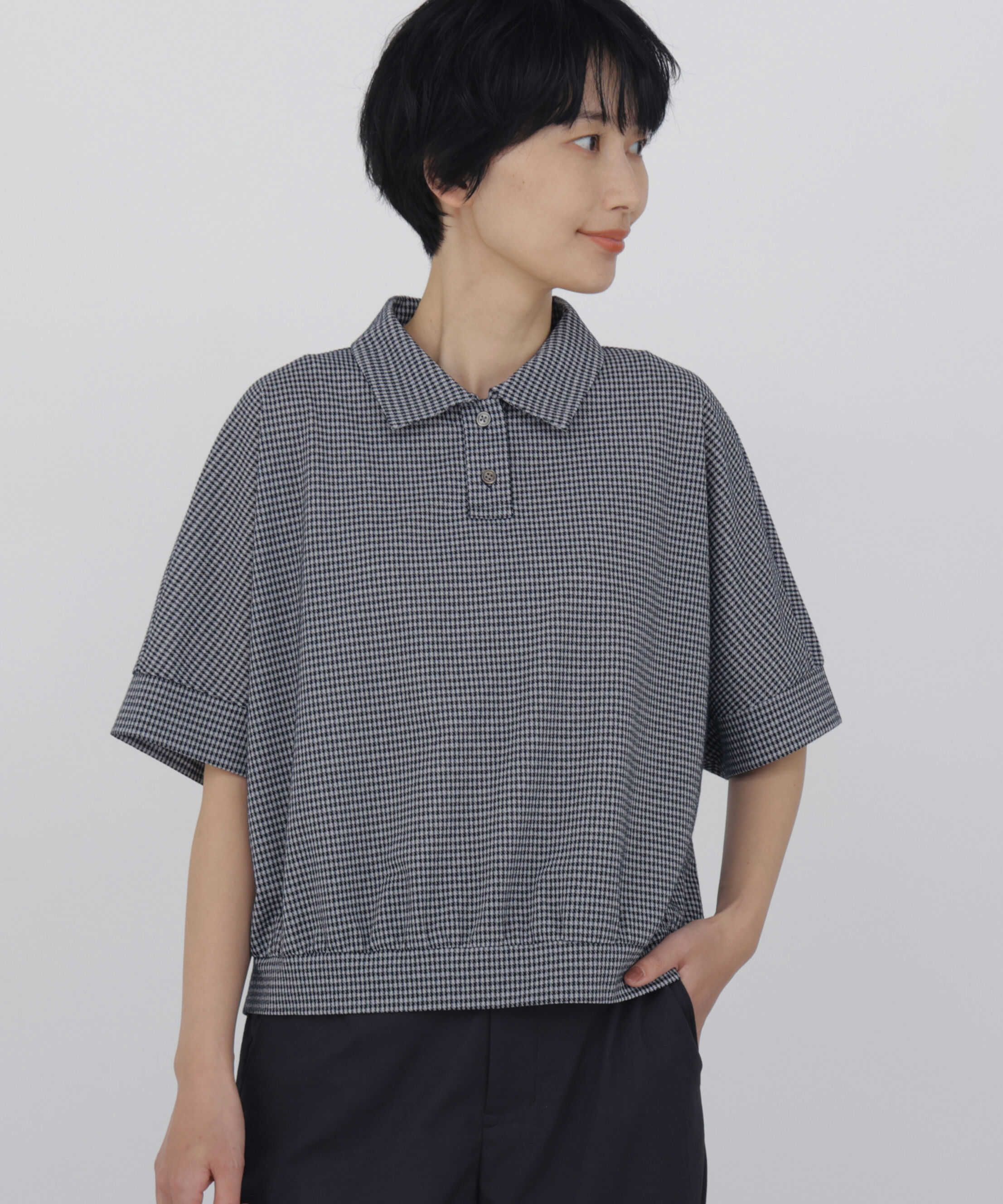  「◆フィンリーチェック衿付きカットソー」|Tシャツ・カットソー|ブラックミッ 3