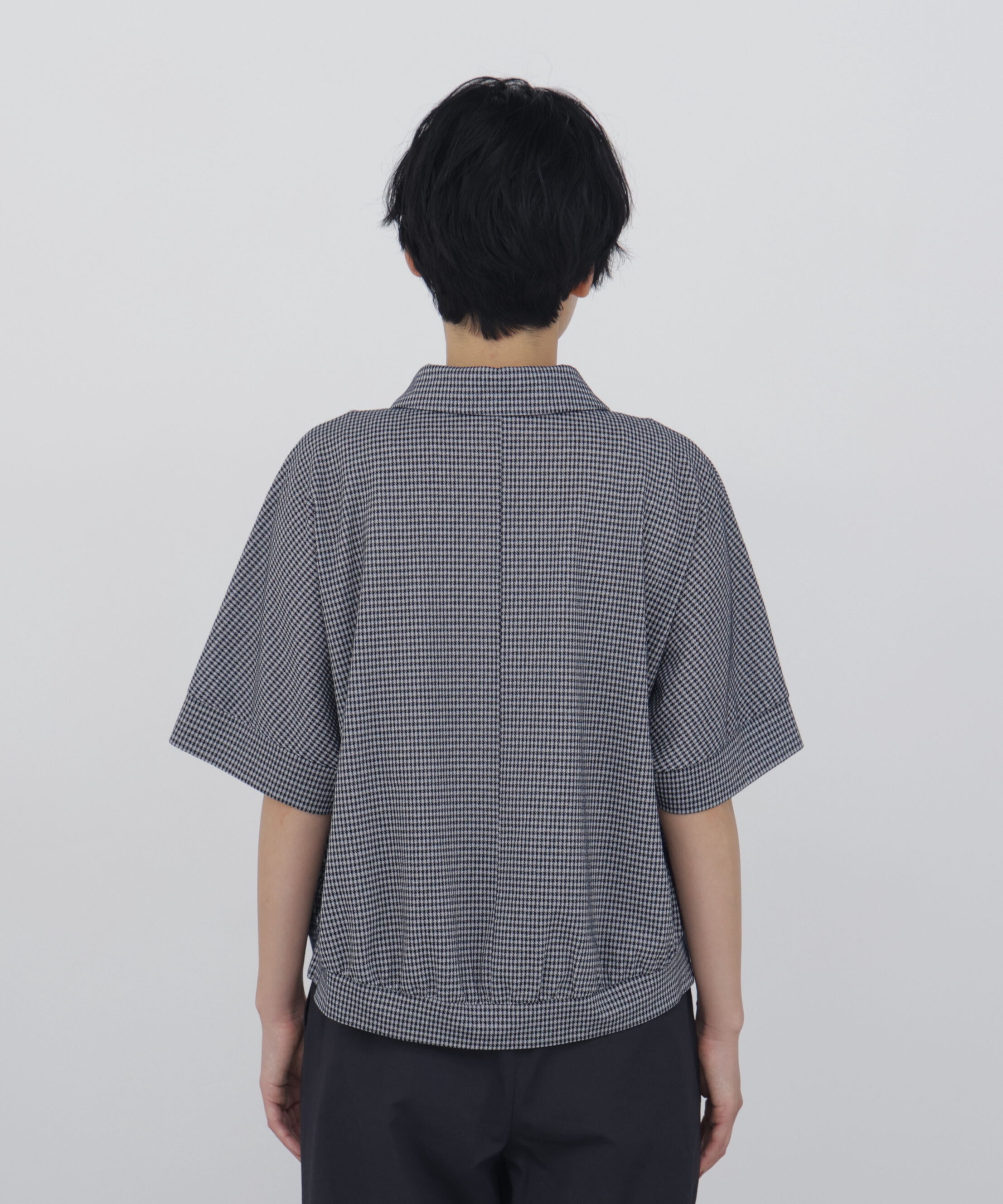  「◆フィンリーチェック衿付きカットソー」|Tシャツ・カットソー|