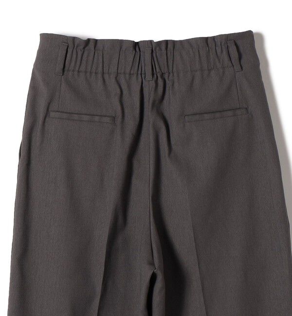 SHIPS for women「〈UVカット / 吸水速乾 / 手洗い可能〉綿麻混 オックス 2タック ストレート パンツ」|その他|