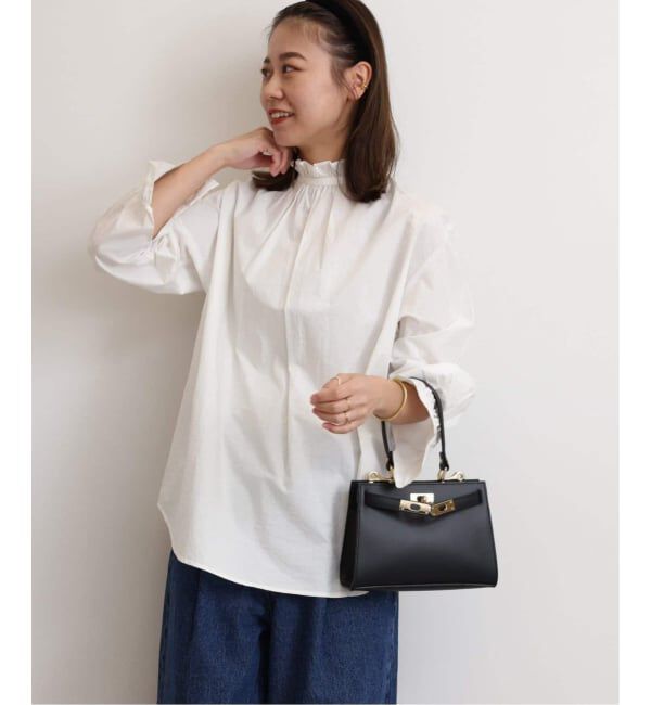 JOURNAL STANDARD relume「《追加2》ハイカウントコットンスタンドカラー2way」|シャツ・ブラウス|