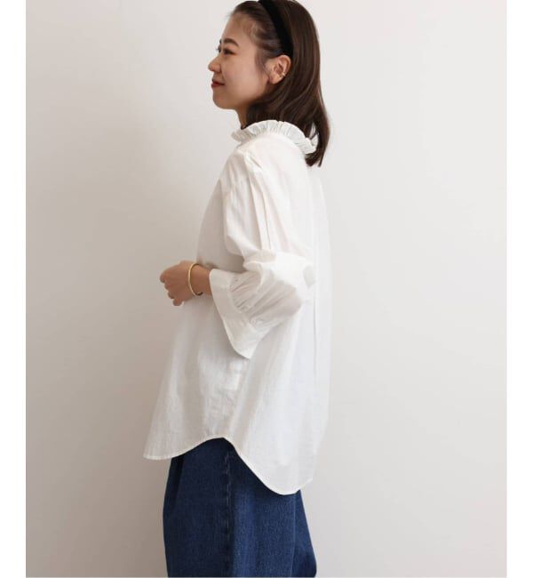 JOURNAL STANDARD relume「《追加2》ハイカウントコットンスタンドカラー2way」|シャツ・ブラウス|