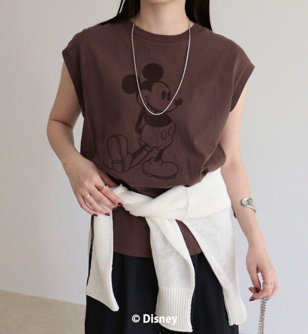 fredy emue「【GOOD ROCK SPEED】MICKEYノースリーブTシャツ」|Tシャツ・カットソー|ブラウン