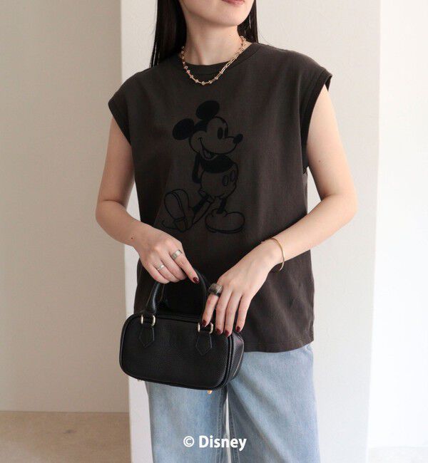 fredy emue「【GOOD ROCK SPEED】MICKEYノースリーブTシャツ」|Tシャツ・カットソー|チャコールグレー
