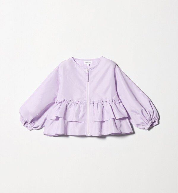 UNITED ARROWS green label relaxing「フリル ギャザーブルゾン / キッズ  100cm-160cm 撥水 UVカット 遮熱」|その他|