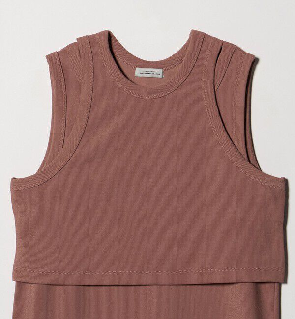 UNITED ARROWS green label relaxing「タンクトップ&times;ノースリーブ ワンピース セット」|ワンピース|