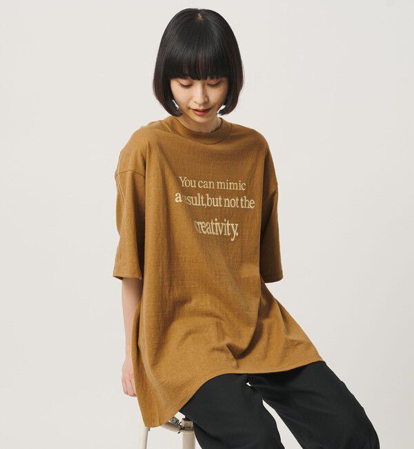 BEAUTY&YOUTH UNITED ARROWS「【別注】＜Americana＞プリント ビッグTシャツ」|Tシャツ・カットソー|