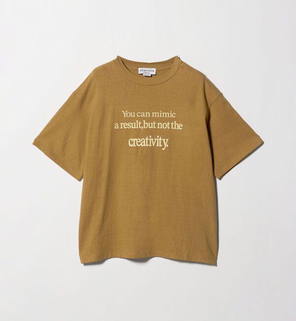 BEAUTY&YOUTH UNITED ARROWS「【別注】＜Americana＞プリント ビッグTシャツ」|Tシャツ・カットソー|