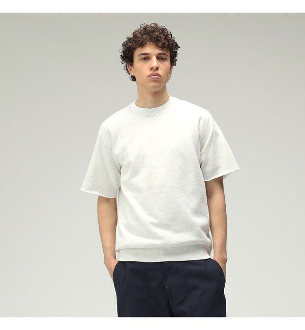 BEAMS PLUS「カット オフ ショート スリーブ スウェット シャツ」|スウェット・ジャージ|