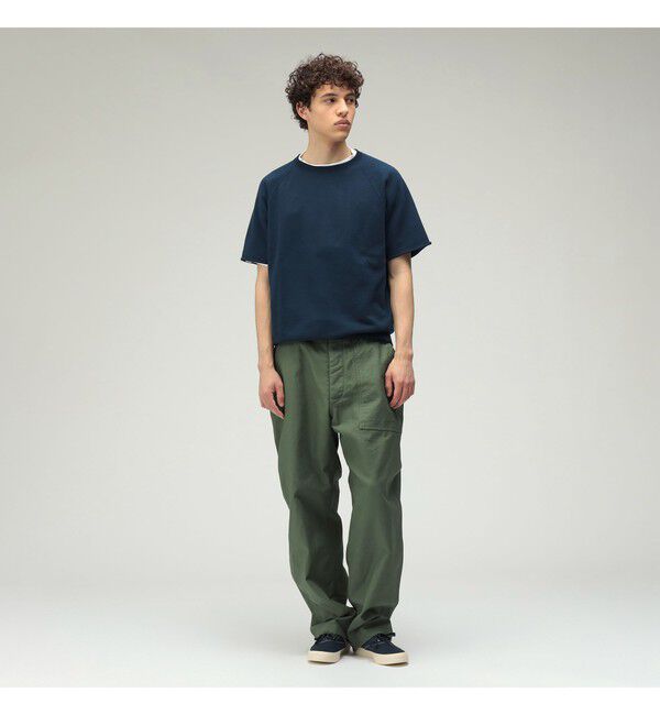 BEAMS PLUS「カット オフ ショート スリーブ スウェット シャツ」|スウェット・ジャージ|