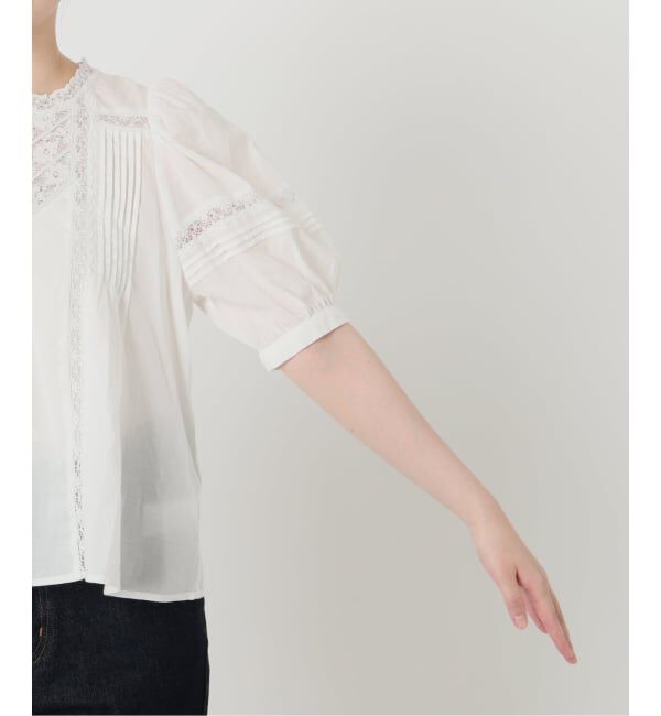 SLOBE IENA「《予約》マニーレースブラウス」|シャツ・ブラウス|