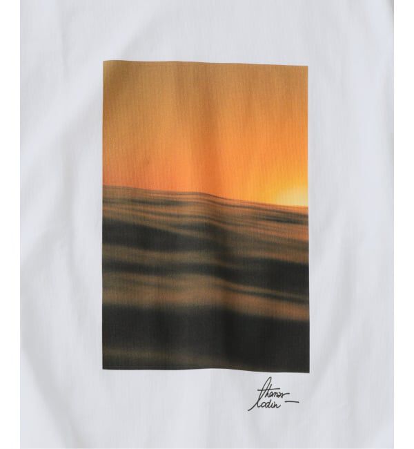 EDIFICE「THOMAS LODIN(トーマス ロディン) 別注 フォト プリント Tシャツ」|Tシャツ・カットソー|