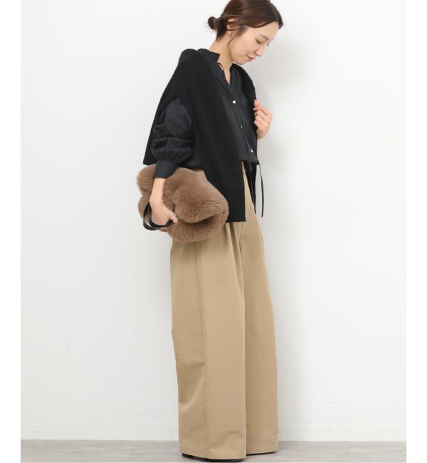 JOURNAL STANDARD relume「《追加2》ハイカウントコットンスタンドカラー2way」|シャツ・ブラウス|