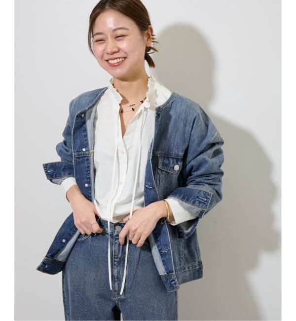 JOURNAL STANDARD relume「《追加2》ハイカウントコットンスタンドカラー2way」|シャツ・ブラウス|