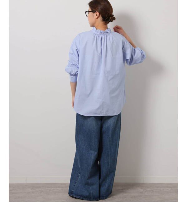 JOURNAL STANDARD relume「《追加2》ハイカウントコットンスタンドカラー2way」|シャツ・ブラウス|