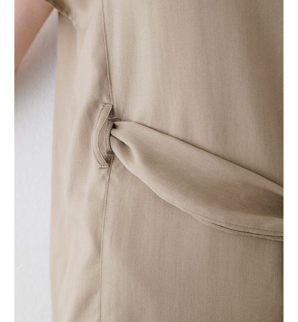  「【Drawing Numbers】リヨセルツイルフレンチスリットワンピース」|ワンピース|