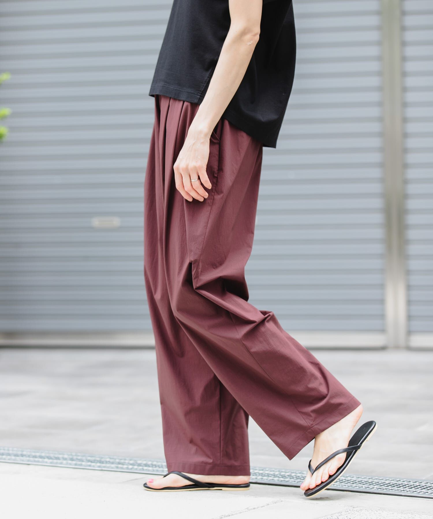 URBAN RESEARCH DOORS「FORK&SPOON　撥水ツータックイージーパンツ」|その他|