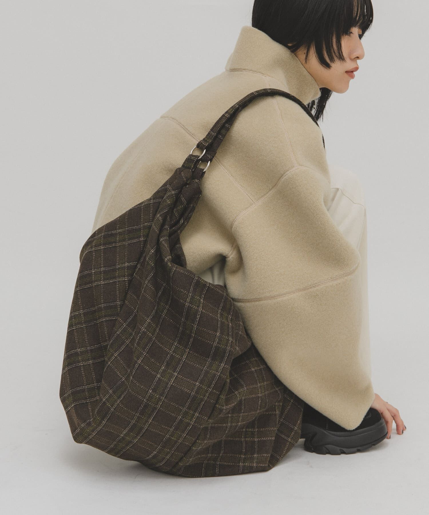  「ウールミックス2WAYイージーBAG」|トートバッグ|