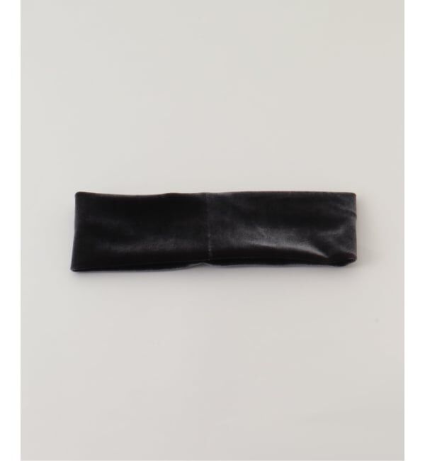 U by SPICK&SPAN「【heyep/ヘイップ】 Velour Logo HairBand」|その他|