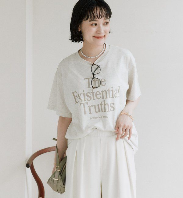  「【接触冷感機能付き/洗濯機洗い可/綿100%】アソートロゴTee」|Tシャツ・カットソー|