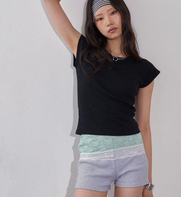  「【SLOPPY】 リブチビT」|Tシャツ・カットソー|