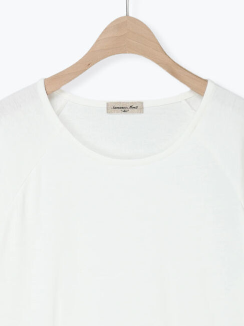 Samansa Mos2「◇【接触冷感】アソート袖タックプルオーバー」|Tシャツ・カットソー|