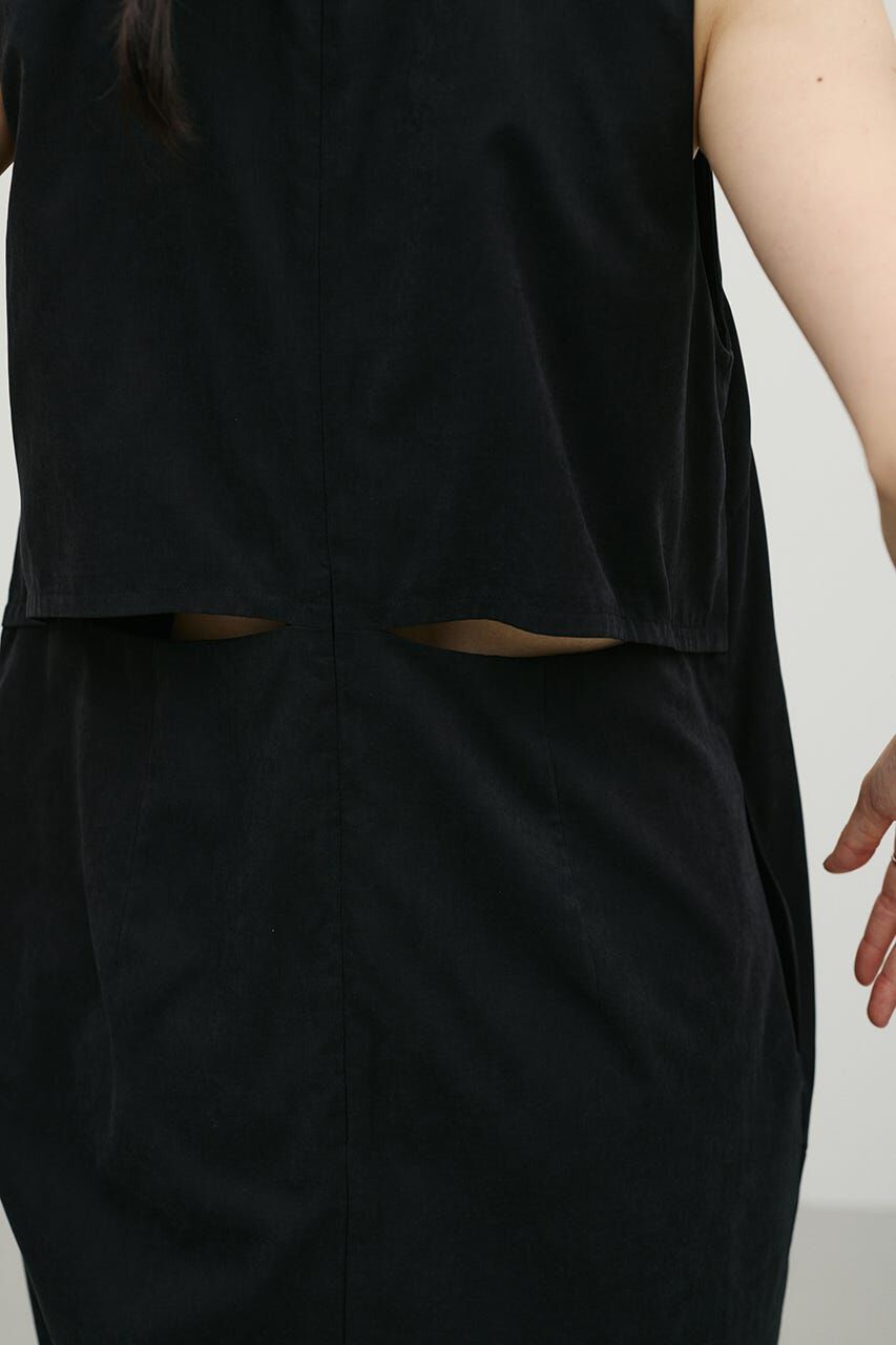 STYLEMIXER「マットサテンバックオープンワンピース」|ワンピース|