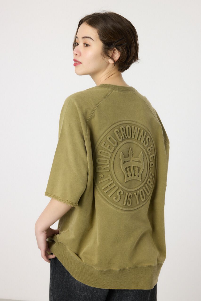 RODEO CROWNS「CIRCLE エンボスロゴ半袖スウェットトップス」|Tシャツ・カットソー|KHA