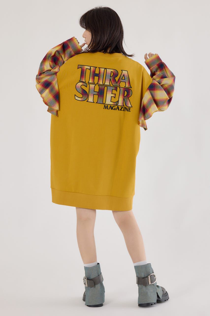 RODEO CROWNS「(THRASHER) リメイクスウェットワンピース」|ワンピース|