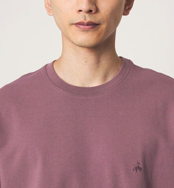 UNITED ARROWS green label relaxing「【別注】＜Brooks Brothers＞GLR カノコ クルーネック Tシャツ」|Tシャツ・カットソー|