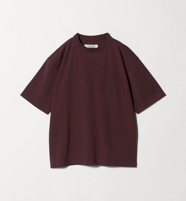 UNITED ARROWS green label relaxing「【別注/WEB限定】＜3/2 WORKS＞GLR ユーティリティ 半袖 Tシャツ カットソー」|Tシャツ・カットソー|WINE