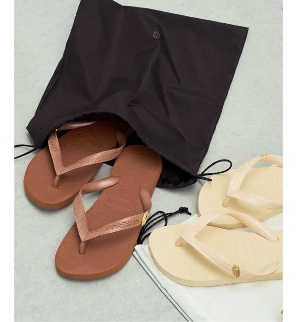 Plage「HAVAIANAS / ハワイアナス 別注 PINS TOP SENSES サンダル」|サンダル|ブラウン