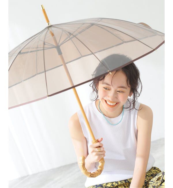 JOURNAL STANDARD relume「《追加》【TRADITIONAL WEATHERWEAR】CLEAR UMBRELLA BAMBOO：傘」|傘|
